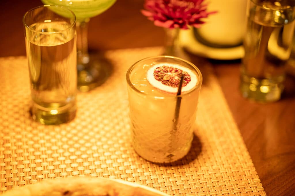 An inviting cocktail at Souk Mediterranean Kitchen & Bar